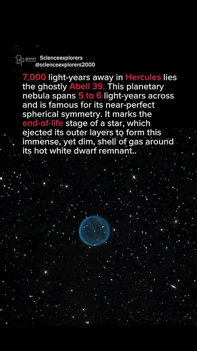 Abell 39_ The Perfect Spherical Ghost of a Star