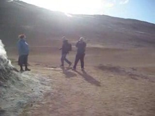 Fumeroles près du volcan Krafla en Islande II