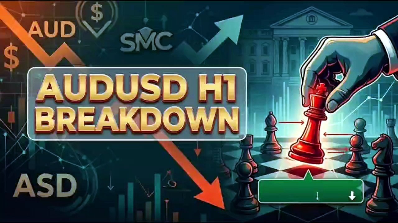 AUDUSD H1 Market Forecast | Institutional Demand Analysis & SMC Tactics