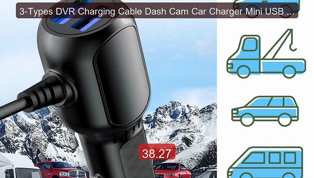 3-Types DVR Charging Cable Dash Cam Car Charger Mini USB Cable... Best Buy 2026 | Great Quality!