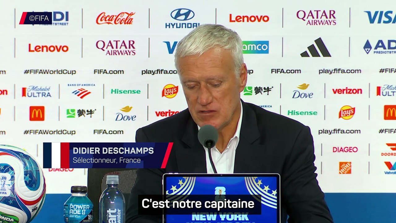 Deschamps : "Le geste de Mbappé m'a beaucoup touché"