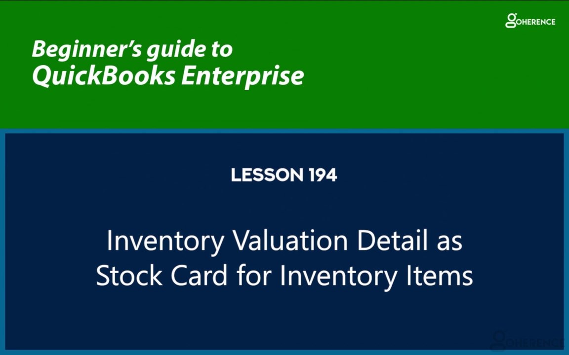 194 - Inventory Valuation Detail  as Stock Card for inventory Items