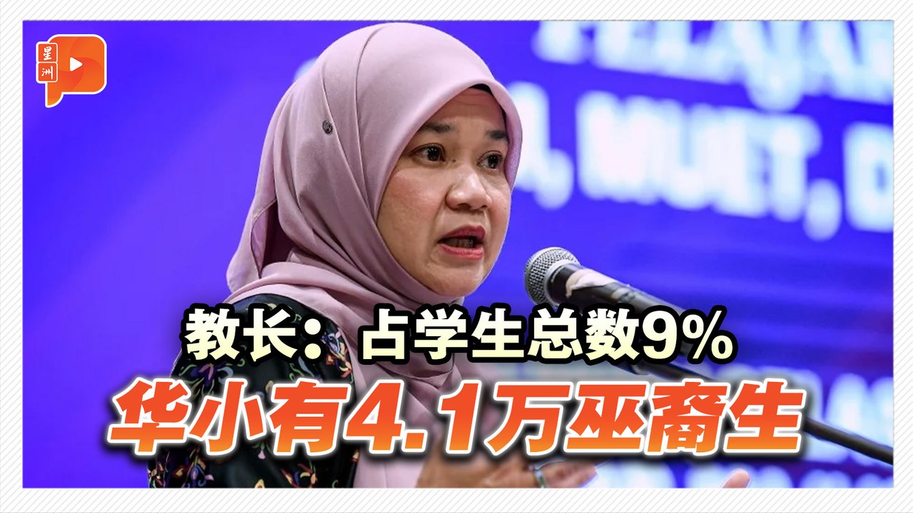 华小中巫裔生占比增  有4.1万人占9.01%