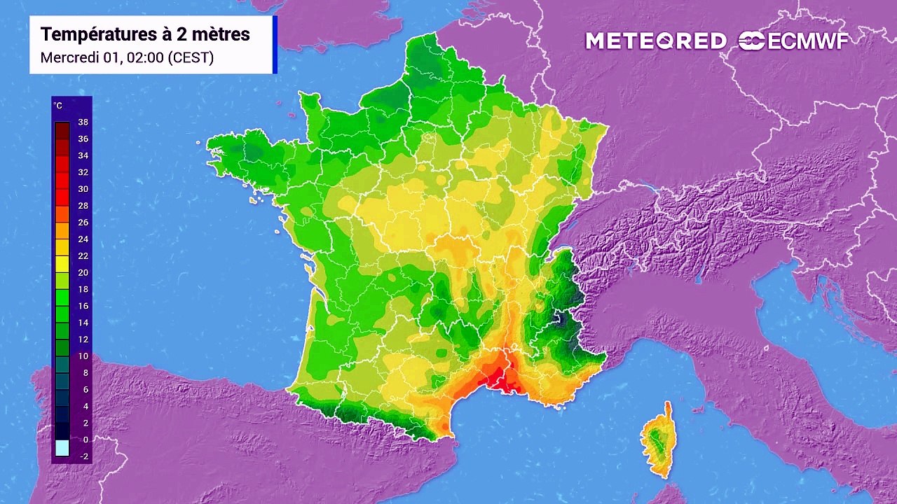 Météo en France : matinée respirable, mais fortes chaleurs dans 8 régions ce jeudi après-midi