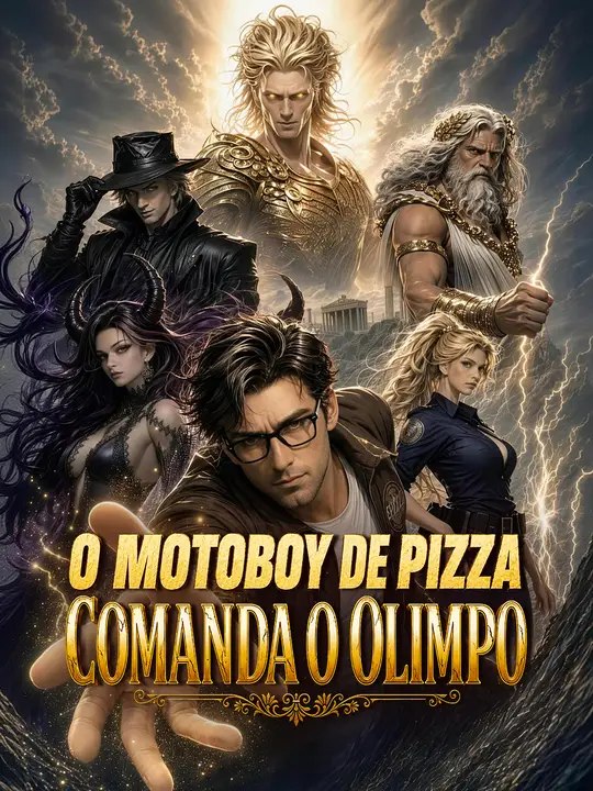 O Motoboy de Pizza Comanda o Olimpo