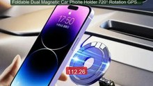 Foldable Dual Magnetic Car Phone Holder 720° Rotation GPS Pho... -- Amazing Value 2026 | Must Have!