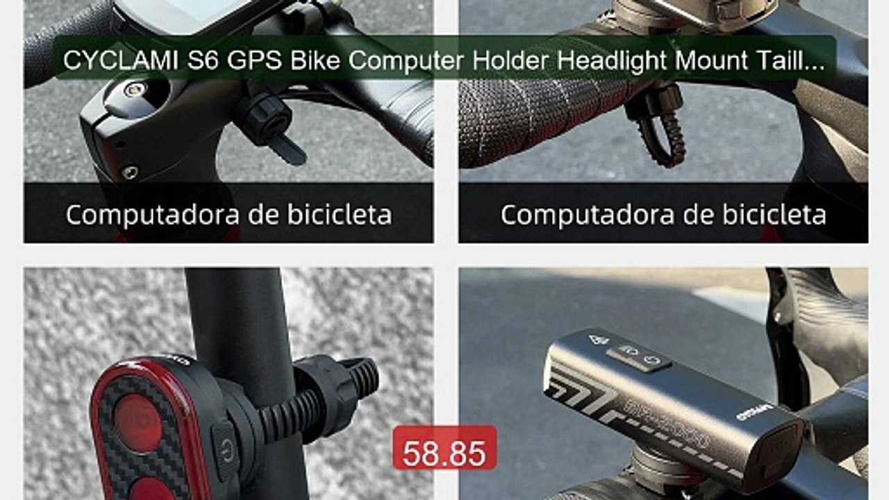 CYCLAMI S6 GPS Bike Computer Holder Headlight Mount Taillight Brac... -- Best Deal 2026 | Shop Now!