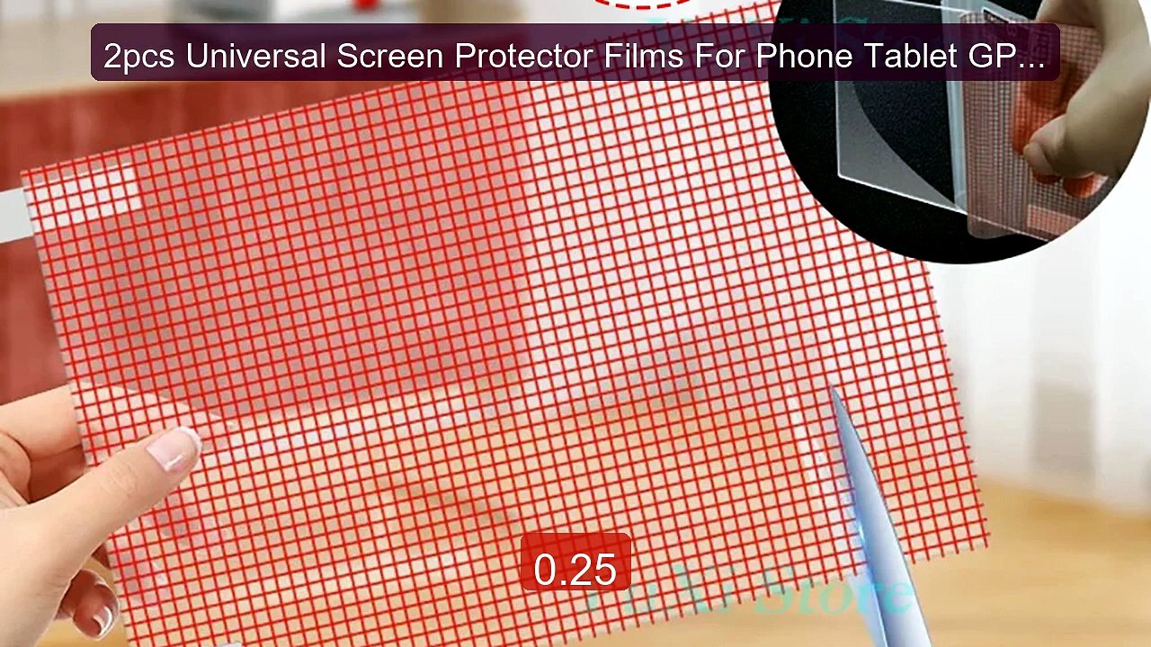 2pcs Universal Screen Protector Films For Phone Tablet GPS LC... -- Amazing Value 2026 | Must Have!