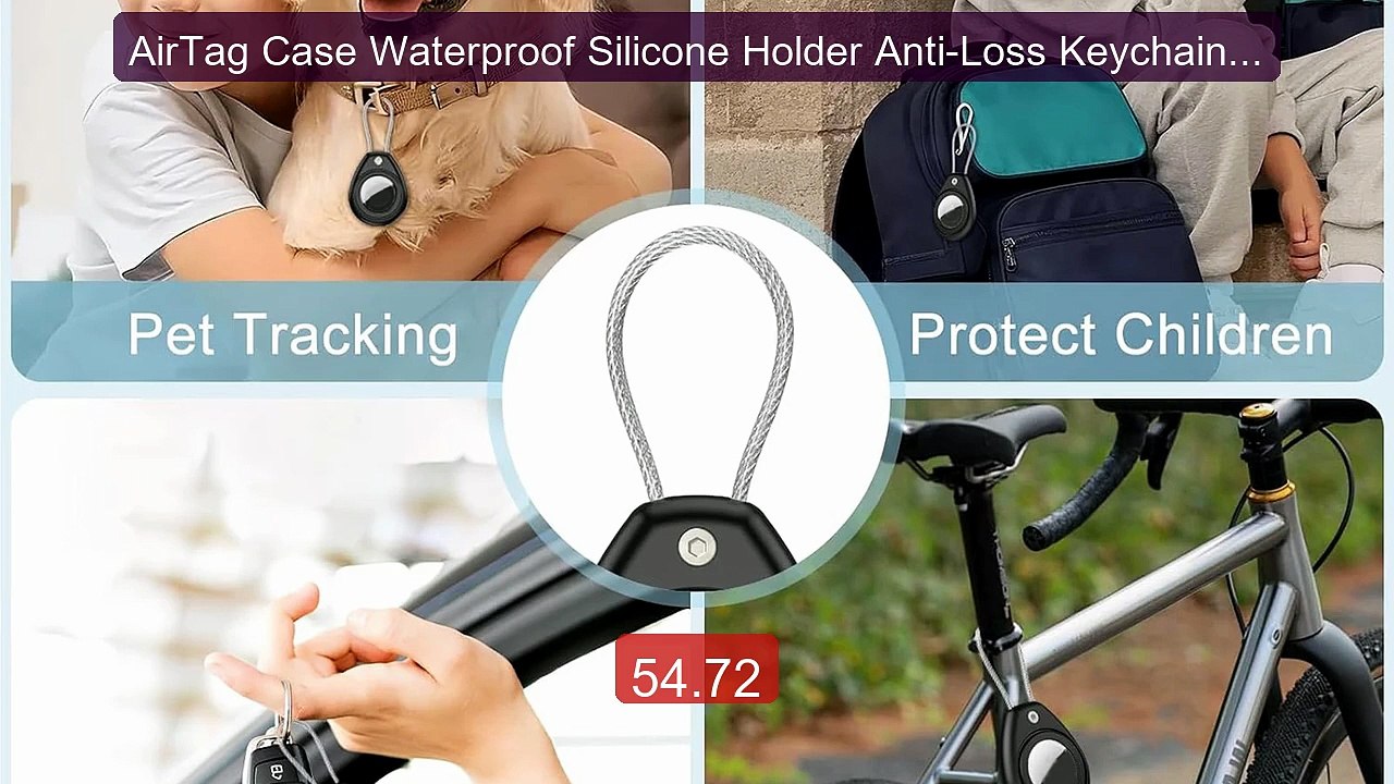 AirTag Case Waterproof Silicone Holder Anti-Loss Keychain Airtags w... -- Top Rated 2026 | Buy Now!