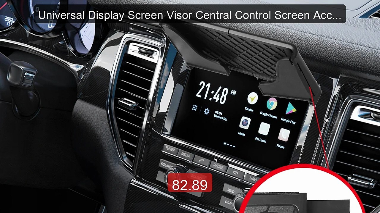 Universal Display Screen Visor Central Control Screen Accessor... -- Best Buy 2026 | Great Quality!