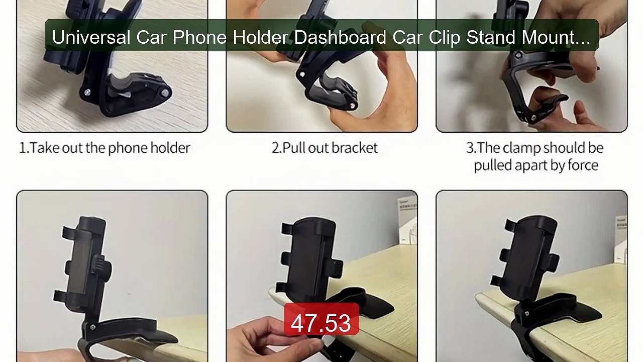 Universal Car Phone Holder Dashboard Car Clip Stand Mount GPS Displ... -- Top Rated 2026 | Buy Now!
