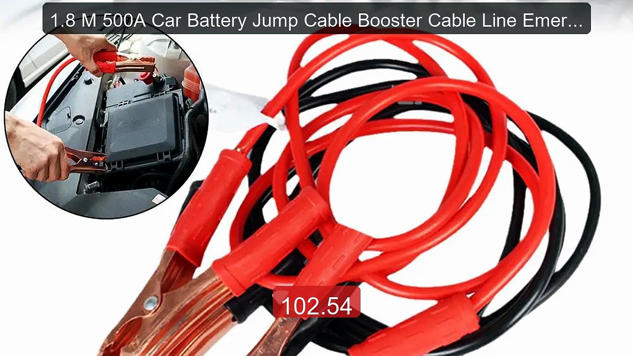 1.8 M 500A Car Battery Jump Cable Booster Cable Line Emerge... -- Top Pick 2026 | Unbeatable Price!