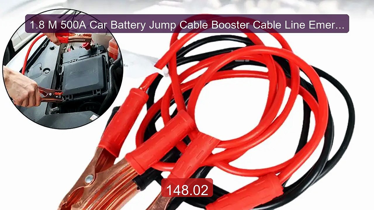1.8 M 500A Car Battery Jump Cable Booster Cable Line Emergency Jum... -- Best Deal 2026 | Shop Now!