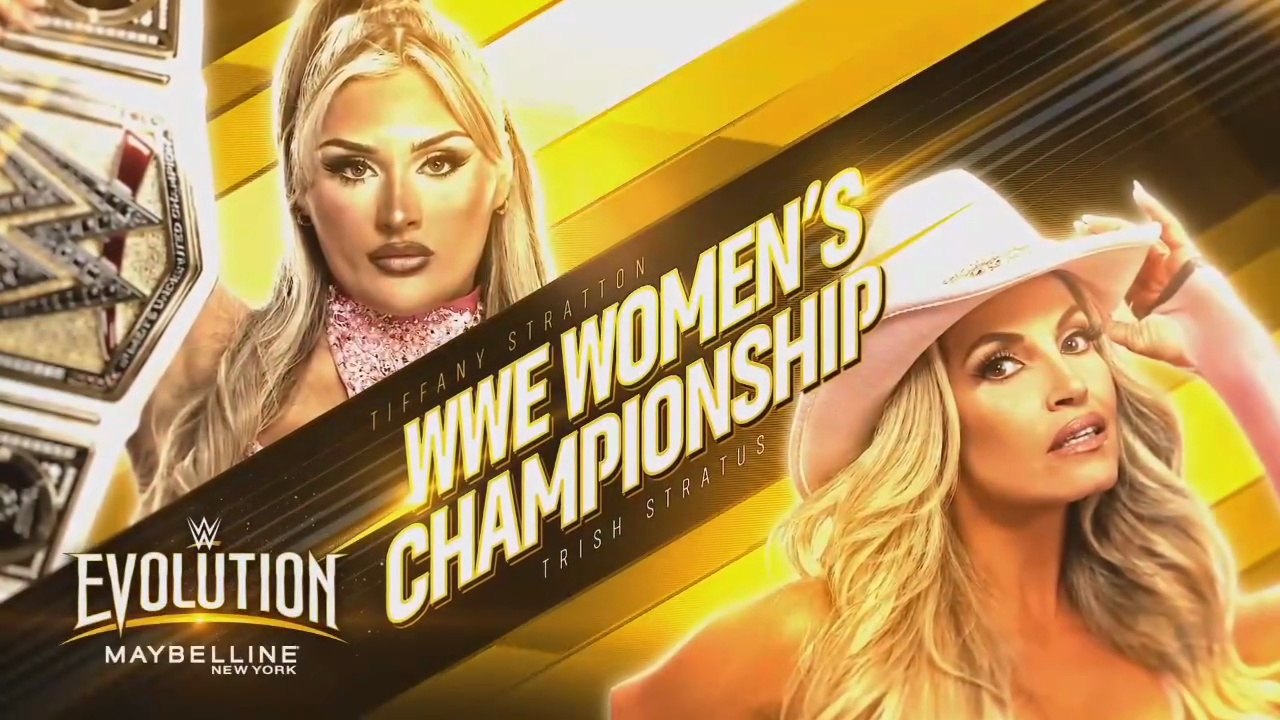 WWE Evolution 2025 - Trish Stratus vs Tiffany Stratton (WWE Women's Championship)