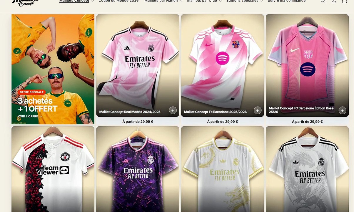 maillot con