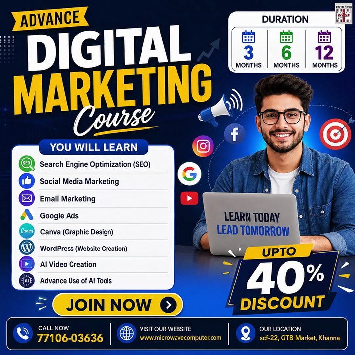 Learn Advance Digital Marketing Course