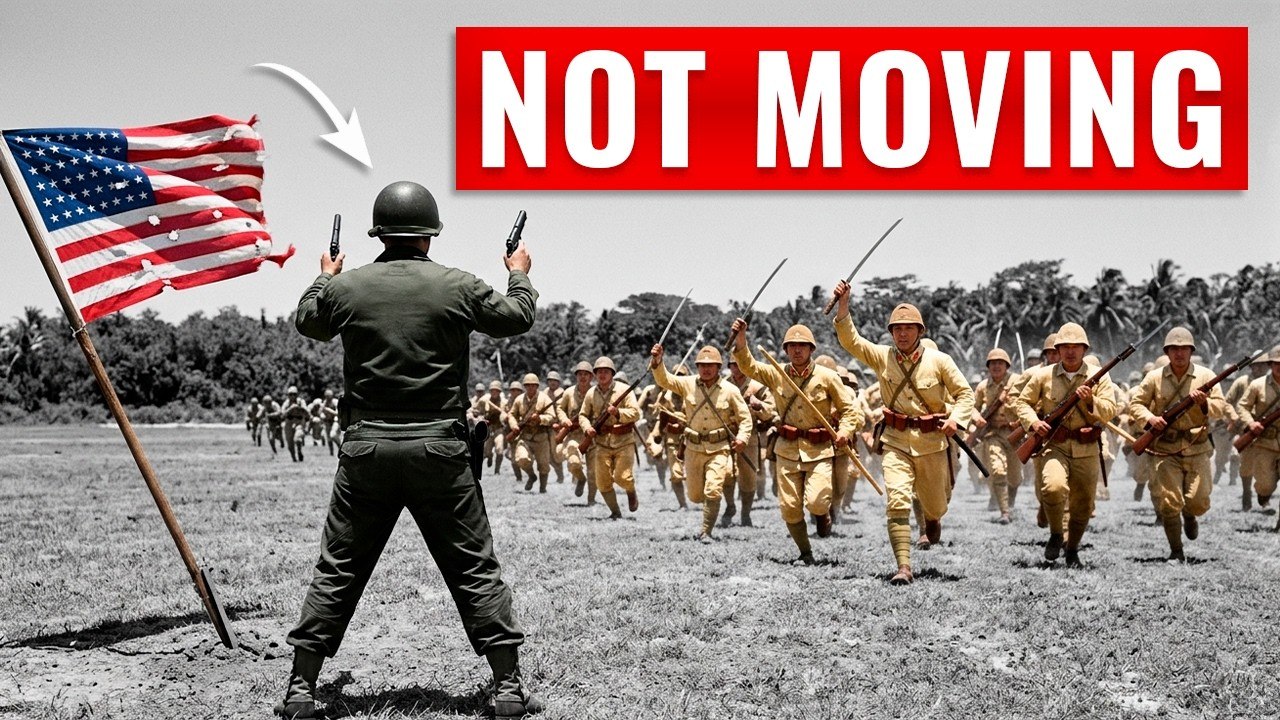 When 4,000 Japanese Charged His Battalion — He Grabbed 2 Pistols and Refused to Leave