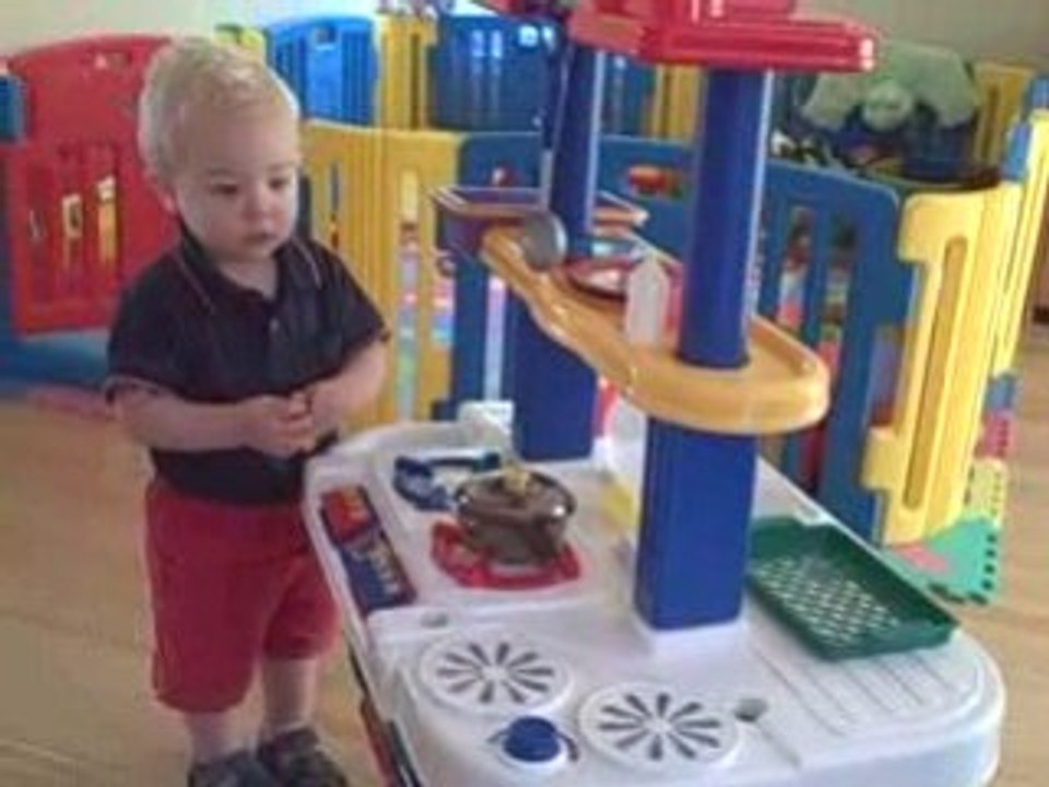 Garrison discovers his new kitchen