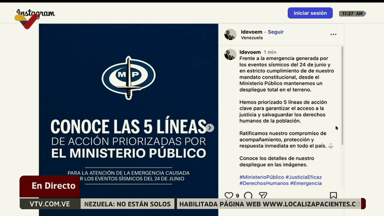 Conoce las 5 líneas de acción priorizadas por el Ministerio Público