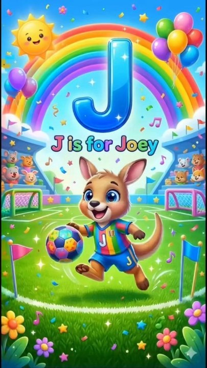 J K L Football Adventure ⚽ | Learn ABC with Fun Soccer for Kids! 🌈 | Alphabet Song Short