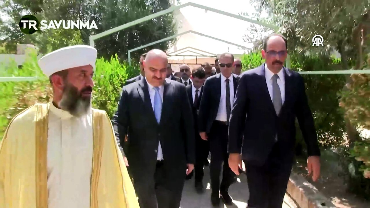 MİT Başkanı İbrahim Kalın Irak'ta Kerkük'ü ziyaret etti, Muhammed Selman Ağa ile görüştü