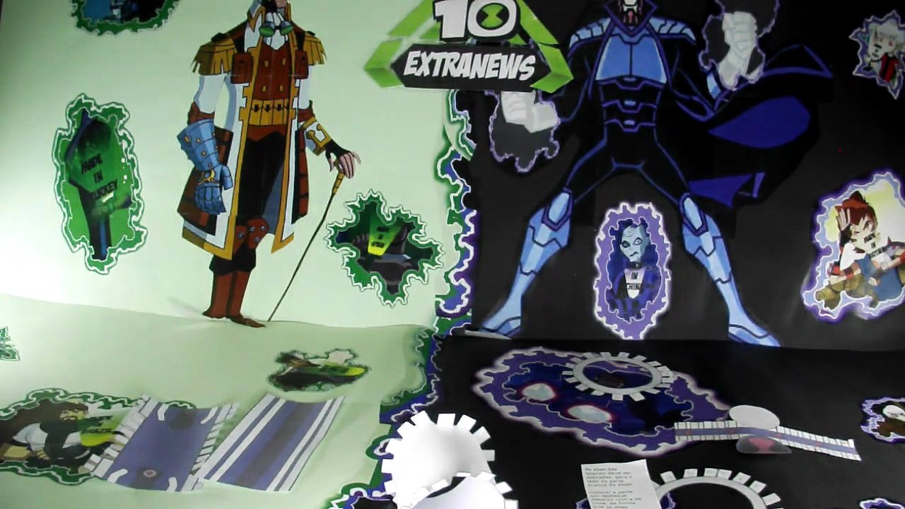 14 Tutorial- Papercraft Omnitrix Gwen 10- Ben 10 Omniverse