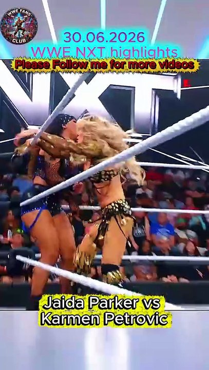 WWE NXT highlights Jaida Parker vs Karmen Petrovic