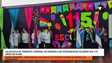Alem | La Escuela 62 Teniente Coronel de Marina Luis Piedrabuena festejó 115 años de trayectoria