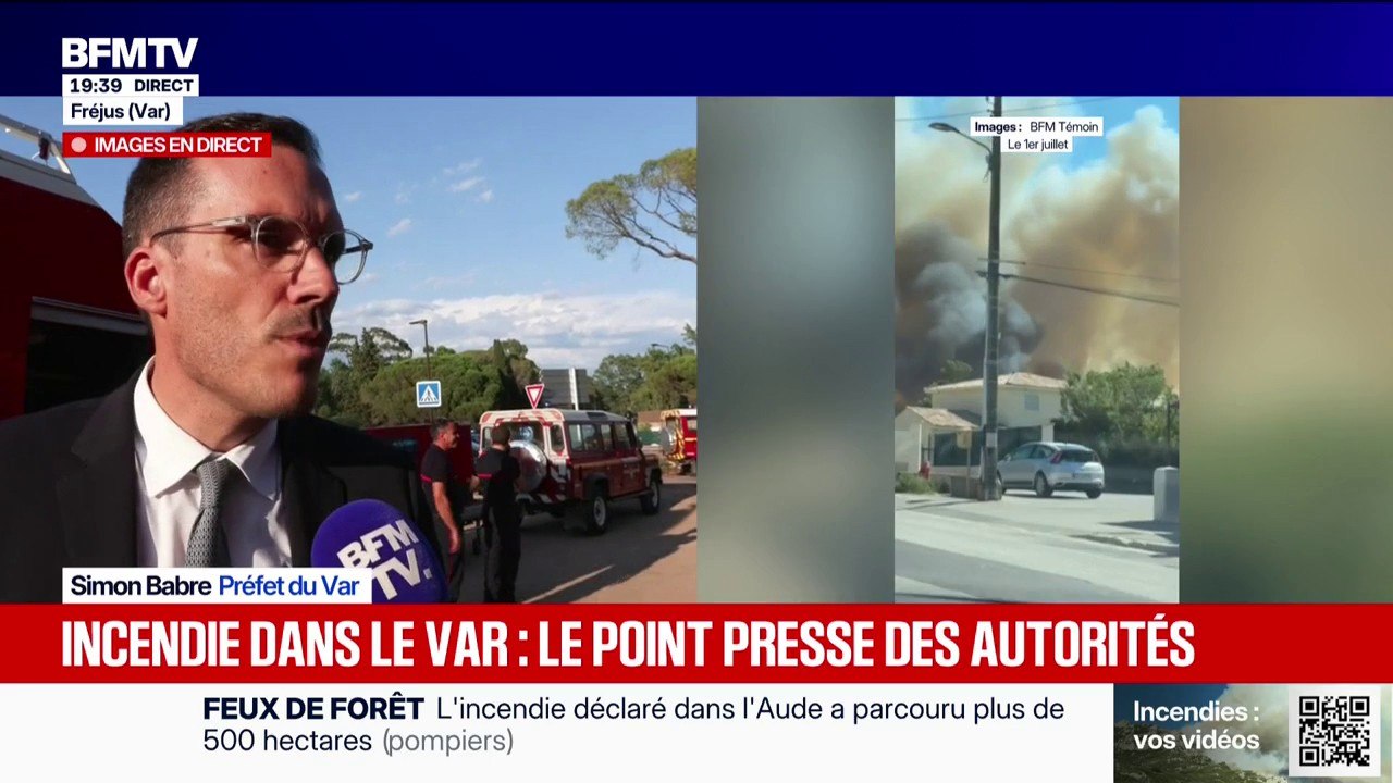 Incendies à Fréjus: "Le feu est fixé", annonce...