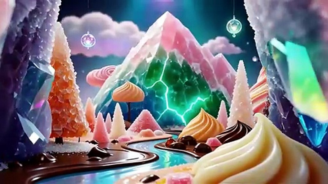 World's First Crystal Burger Planet 🍔🌎💎 | Fantasy Food Universe