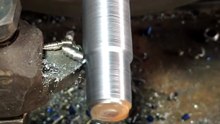 High Speed Lathe Machine Turning 😍 Perfect Metal Cutting Skills | CNC Workshop | Aamer Industry #Shorts