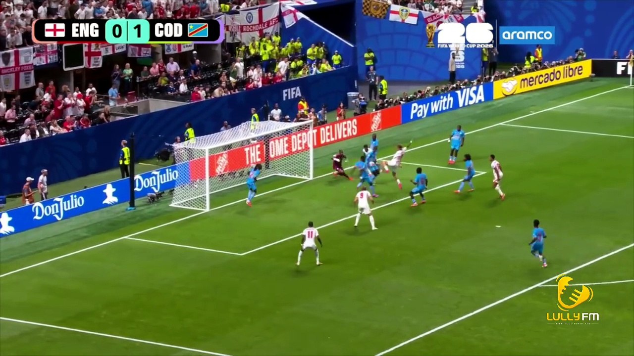 Inglaterra 2 x 1 RD Congo - Copa do Mundo FIFA 2026