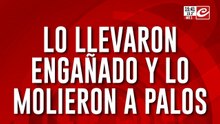 Violencia infantil: lo llevaron engañado y lo molieron a palos
