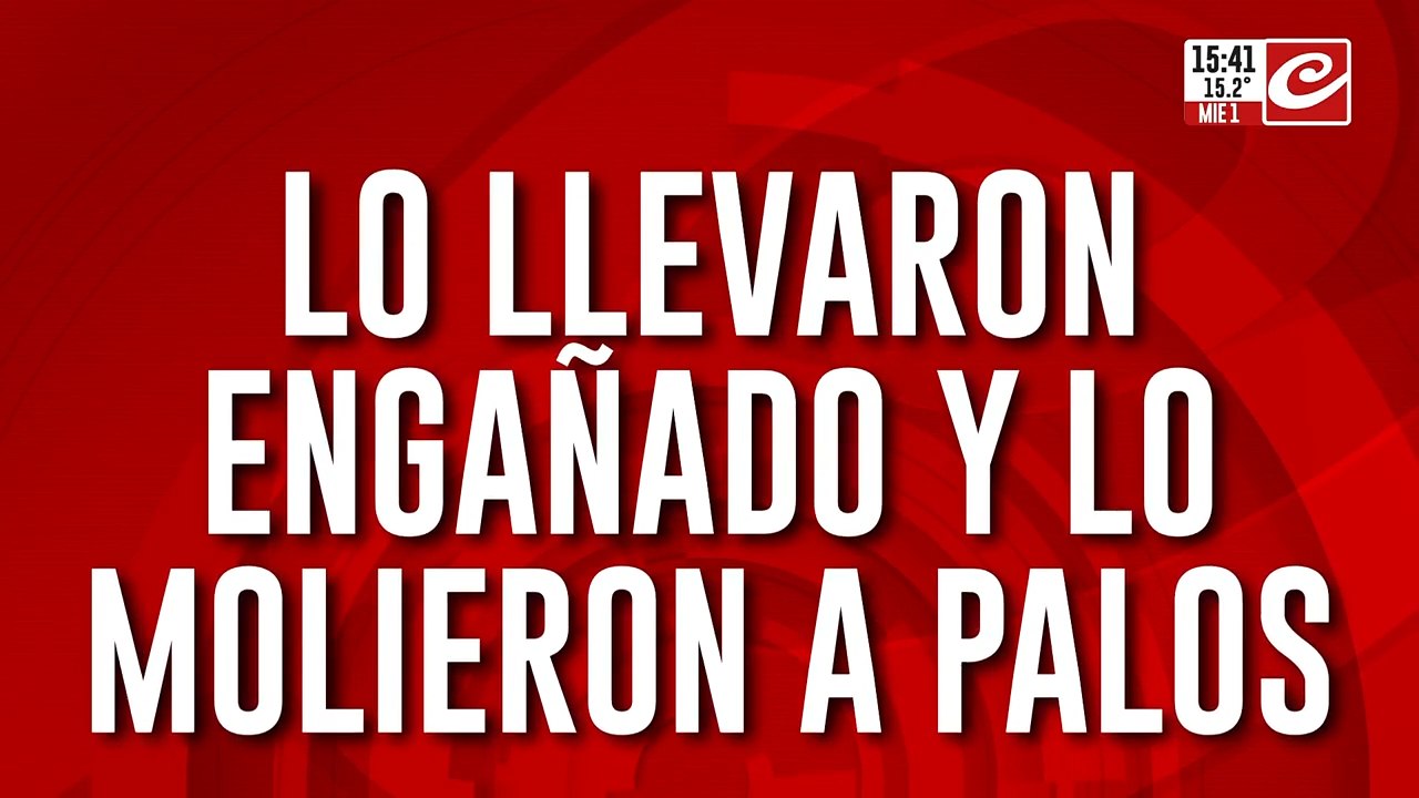Violencia infantil: lo llevaron engañado y lo molieron a palos