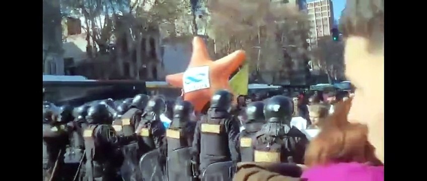 CORTO Reprimen marcha del Conicet