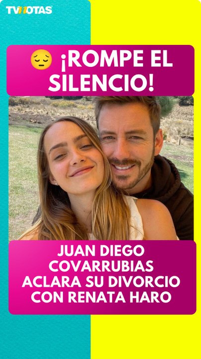 Juan Diego Covarrubias rompe el silencio: desmiente infidelidad y habla de su divorcio con Renata Haro