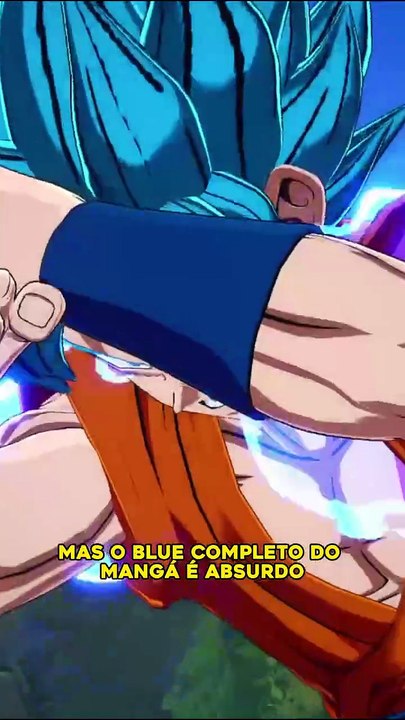 Goku Blue 100% é INSANO! #goku #ssjblue #dragonball #shorts