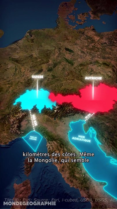 Quel pays est le plus loin de la mer ? La réponse va te surprendre ! #géographie