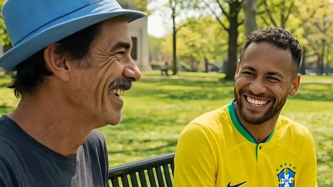 NEYMAR NO BANCO DO MADRUGA