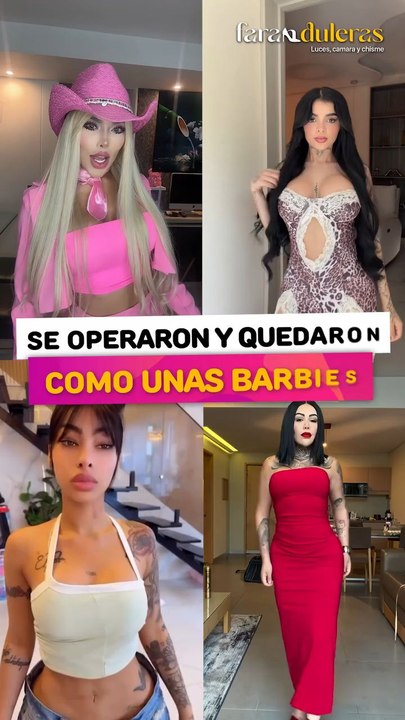 Famosas que se operaron y quedaron como unas Barbies