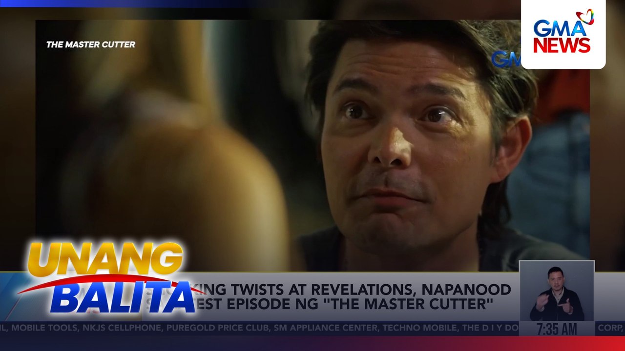 Shocking twists at revelations, napanood sa latest episode ng 'The Master Cutter' | Unang Balita
