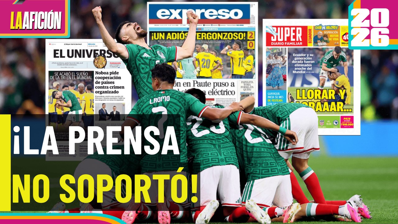 Así amaneció Ecuador tras perder contra México y no fue nada bonito