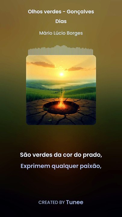 Tunee_Olhos verdes - Gonçalves Dias