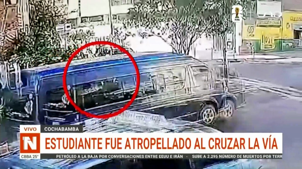 ESTUDIANTE ATROPELLADO CBBA