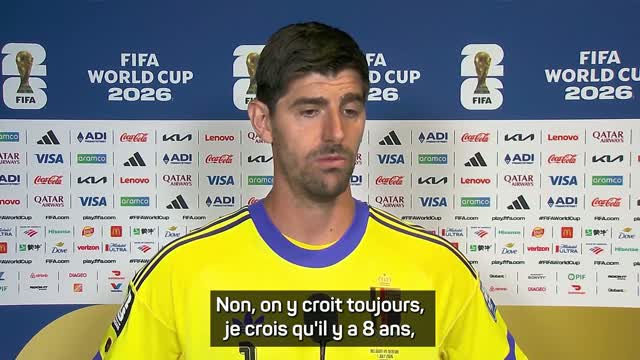 Belgique - Courtois : “Dans le foot, tu dois toujours y croire”