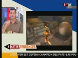 Marcus Presente la Lara Croft sur I-Télé