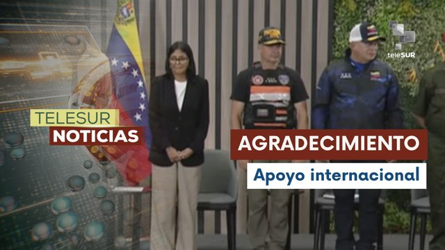 Pdta (E) Delcy Rodríguez agradece a rescatistas internacionales