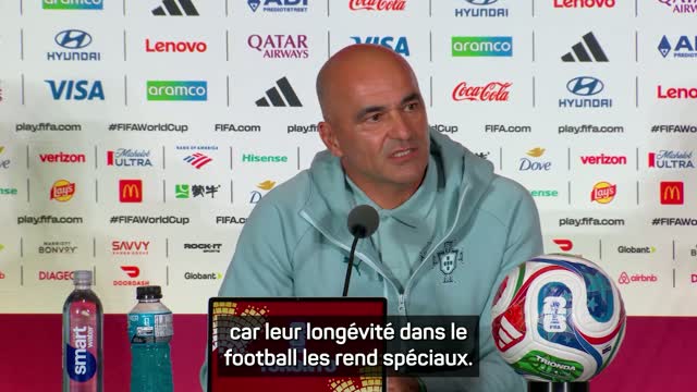 Portugal - Martinez : “Cristiano Ronaldo et Modrić, des icônes du football”