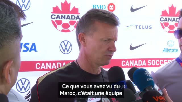 Canada - Marsch : “Le Maroc a une équipe qui a beaucoup confiance en elle”