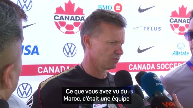Canada - Marsch : “Le Maroc a une équipe qui a beaucoup confiance en elle”